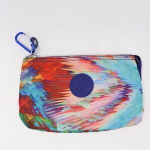 Kipling 3 Zipper Compartments Wallet, Makeup Bag, Pencil Case